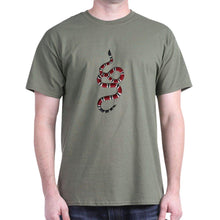 Load image into Gallery viewer, Cafepress Gucci Snake T Shirt Classic 100% Cotton T-shirt
