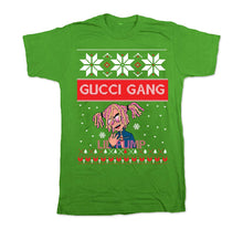 Load image into Gallery viewer, Adult Short Sleeve T-shirt-gucci Gang Holiday Design