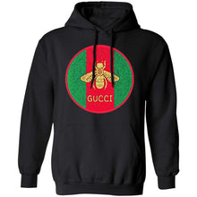 Load image into Gallery viewer, Bee Print Gg Gucci Vintage Shirt Gold Logo